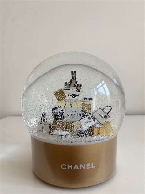 chanel snow globe fake|Authentic Chanel Snow Globe Large Beautiful Limited Edition.